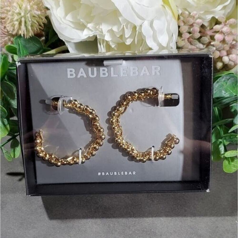 BaubleBar hoop earrings